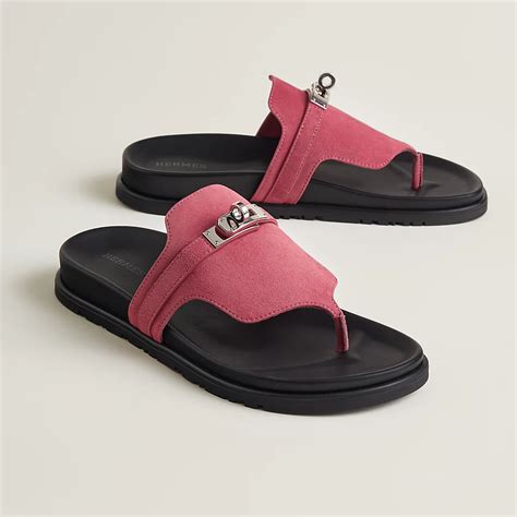 hermes sandalen dames zwart|Hermes empire sandals.